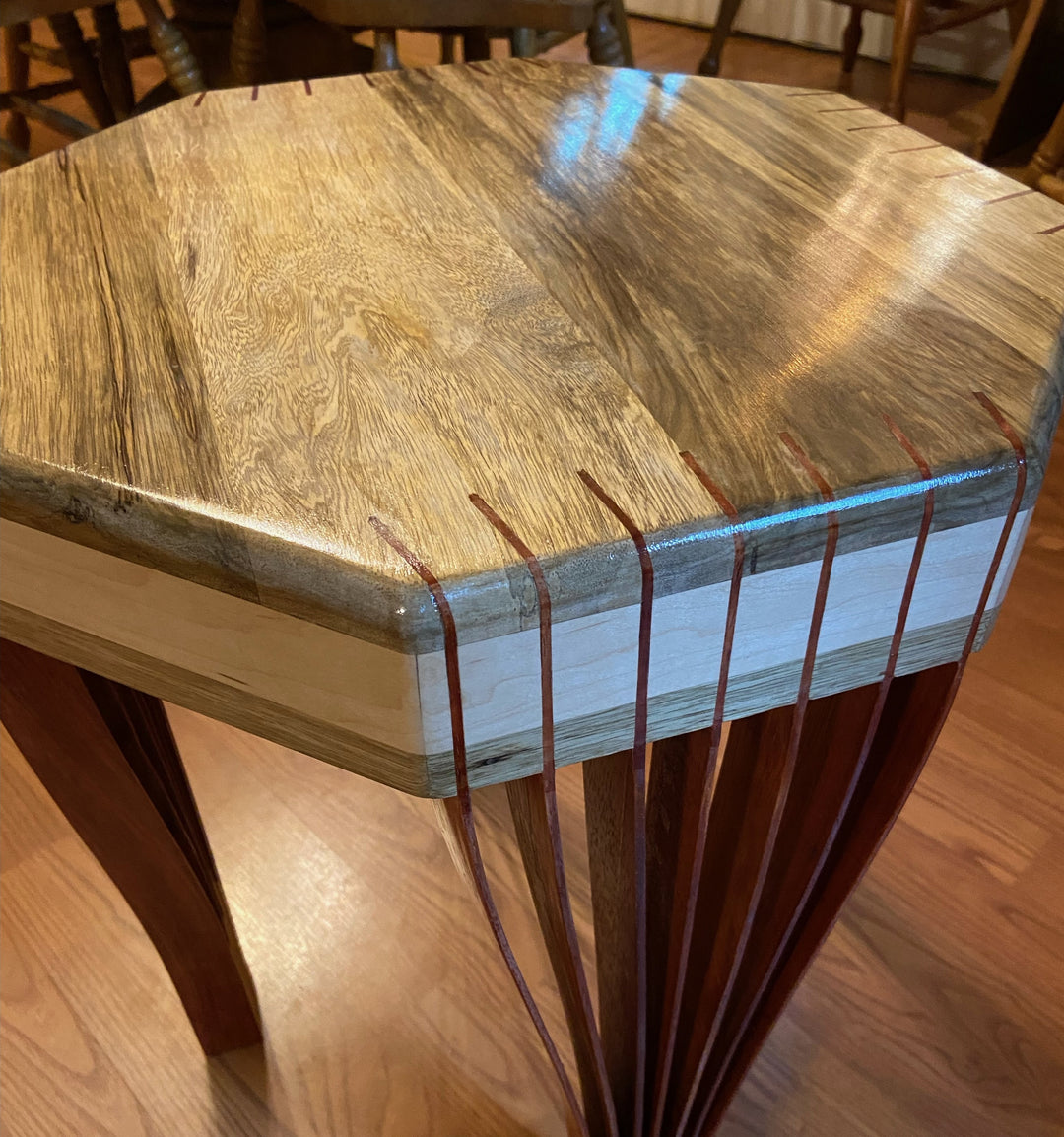 Table finished with Aqua Coat Clear Grain Filler