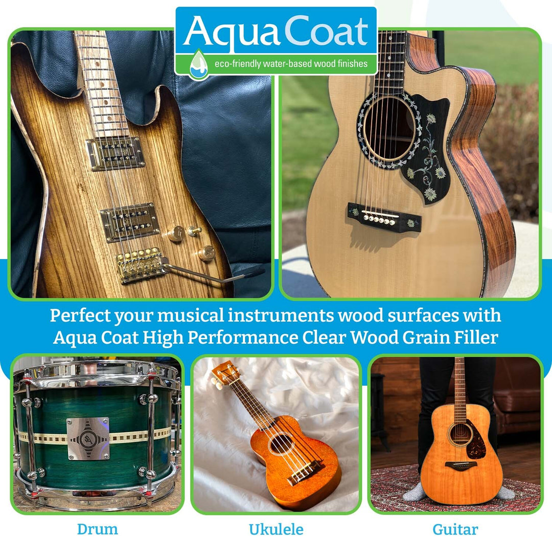 NEW AND IMPROVED High Performance Clear Wood Grain Filler