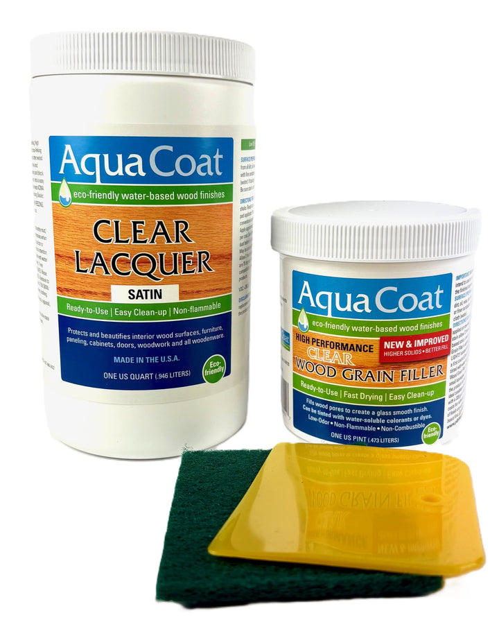 NEW AND IMPROVED High Performance Clear Wood Grain Filler